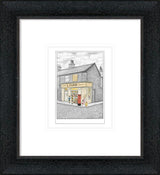 our kids up shops sketch framed print by artist leigh lambert