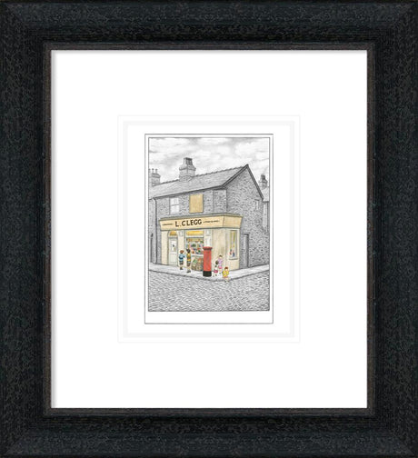 our kids up shops sketch framed print by artist leigh lambert