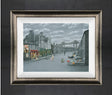 over the border exclusive framed canvas print by artist leigh lambert