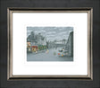 over the border exclusive framed paper print by artist leigh lambert