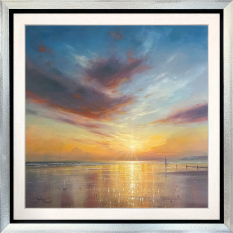 as the tide turns framed print by artist ben payne