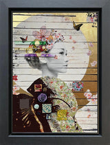 porcelian framed embellished print by artist the trunk of funk