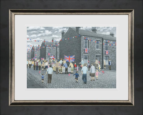 pride of britain framed paper print by artist leigh lambert