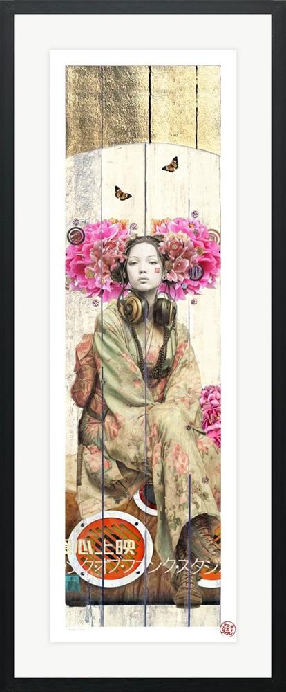 ready to start pillar print framed by artist the trunk of funk