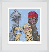 shampoo shenanigans print framed by artist amy louise