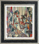 silent note small framed print by artist andrei protsouk