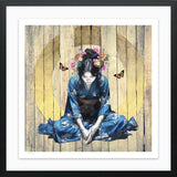 small sanctuary framed print by artist the trunk of funk
