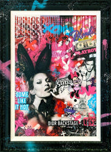 some like it hot framed print by artist hue folk
