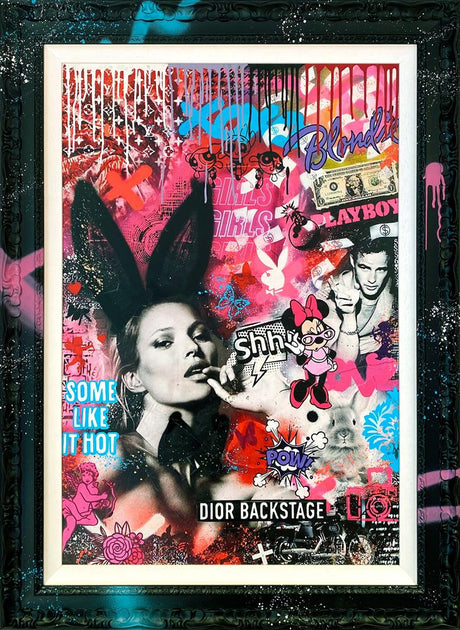 some like it hot framed print by artist hue folk
