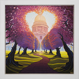 st pauls romance original framed by artist derrick fielding