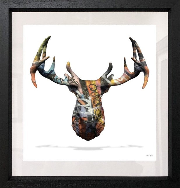 Stag Head Graffiti (Large)