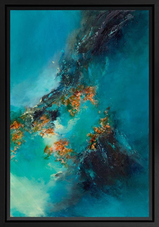 supernova i framed print by artist alison johnson