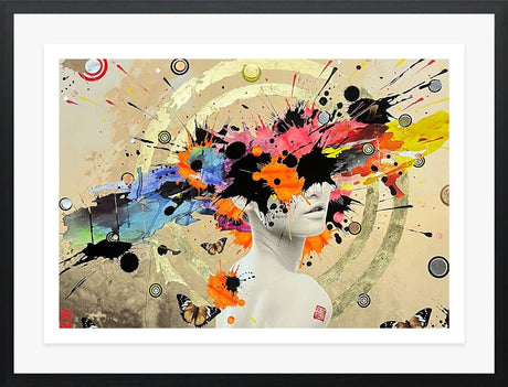 the anatomy of persephone framed print by artist trunk of funk