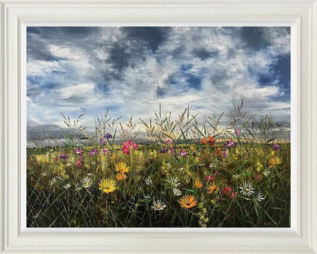 the colour of peace original framed by artist kimberley harris