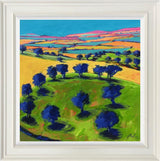 the cotswold way ramed print by artist paul powis
