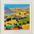 the golden valley framed print by artist paul powis