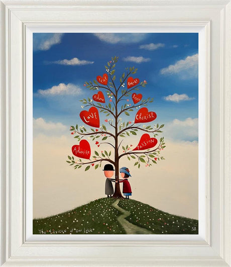 the lexicon of our love original framed by artist michael abrams