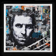 the mirror and the razor blade framed print by artist anna cher