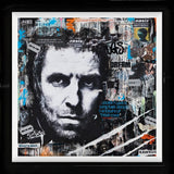 the mirror and the razor blade framed print by artist anna cher