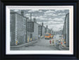 thirsty work framed deluxe canvas print by artist leigh lambert