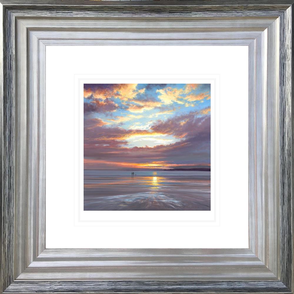 threes company framed print by artist duncan palmar
