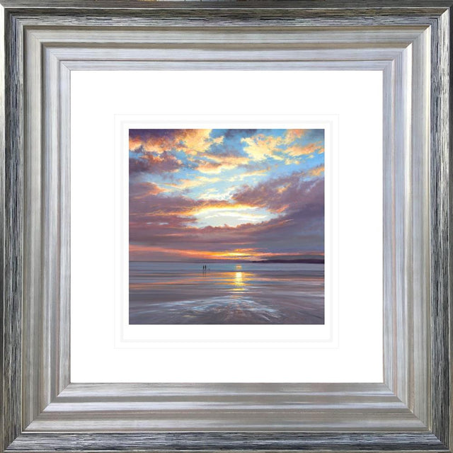 threes company framed print by artist duncan palmar
