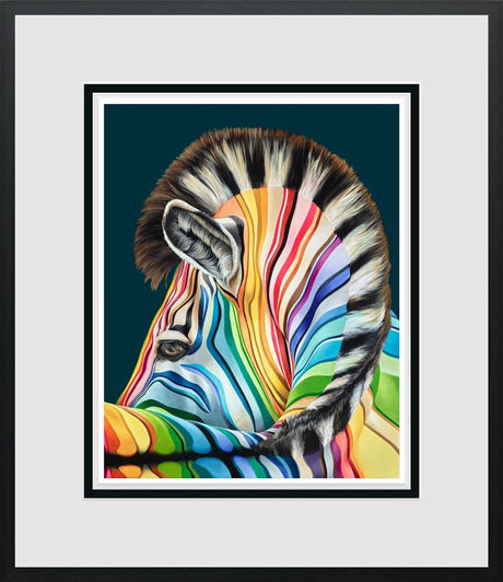 time to shine framed print by artist hayley goodhead