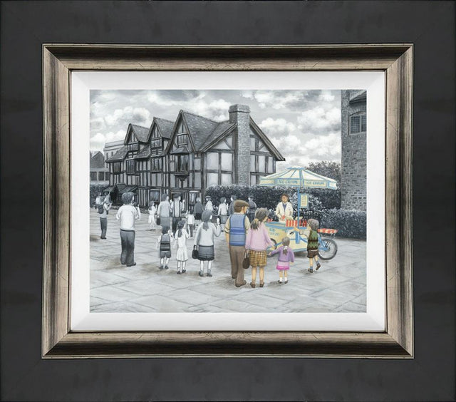 to be or not to be framed canvas print by artist eligh lambert