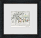 to be or not to be sketch framed print by artist leigh lambert