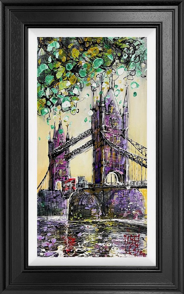 towers of london original framed by artist nigel cooke