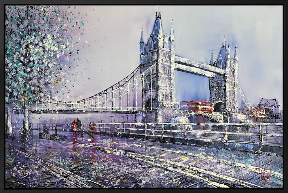 towers of london oversized original framed by artist nigel cooke