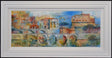 postcards from rome framed original by artist veronica benoni