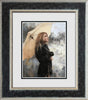 vanilla snowdrop framed print by artist tony hinchliffe