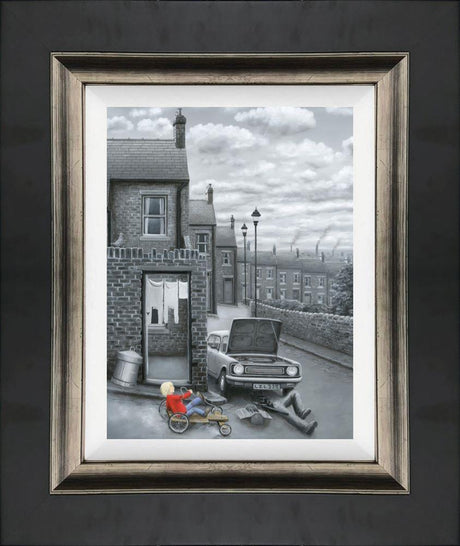 wallop framed canvas print by artist leigh lambert