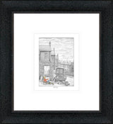 wallop sketch framed print by artist leigh lambert