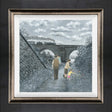 we timed that right framed canvas print by artist leigh lambert