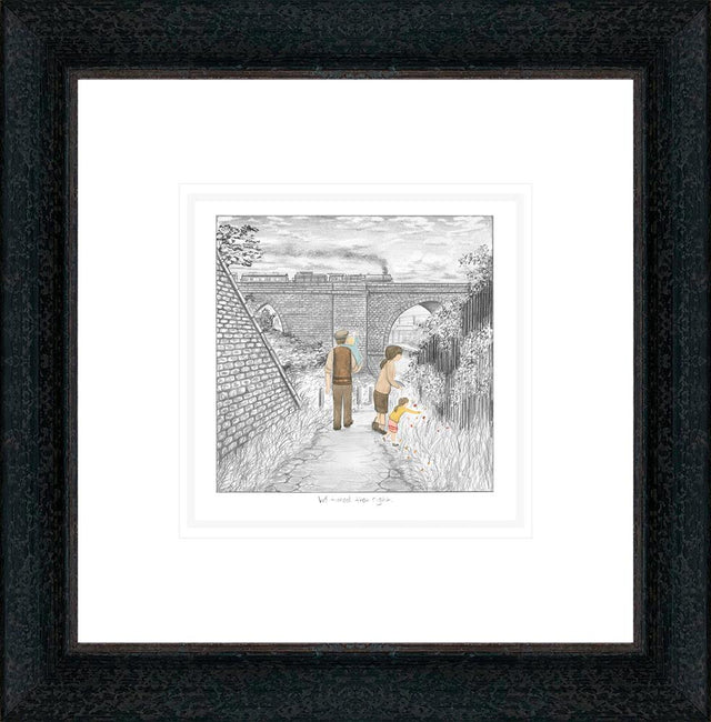 we times that right framed sketch print by artist leigh lambert