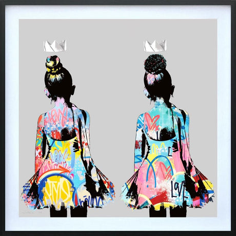 we will rise framed print by artist bollee patino