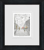 welcome home lads sketch framed print by artist leigh lambert