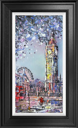 westminster viewpoint framed original by artist nigel cooke