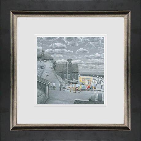 what can i get for fourpence framed paper print by artist leigh lambert