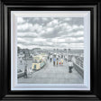 what do you like best grandad or chips framed deluxe canvas print by artist leigh lambert