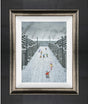 winner by a mile framed canvas print by artist kerry darlington