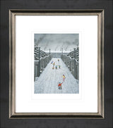 winner by a mile framed paper print by artist leigh lambert