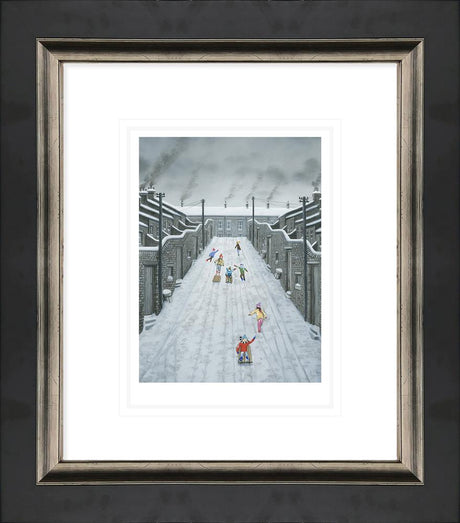 winner by a mile framed paper print by artist leigh lambert