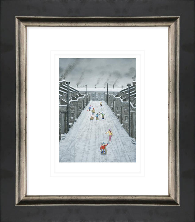 winner by a mile framed paper print by artist leigh lambert