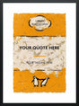 write your own story framed print by artist hue folk