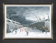 you go first framed canvas print by artist leigh lambert