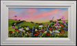 a beautiful day framed original by artist rozanne bell