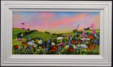 a beautiful day framed original by artist rozanne bell